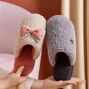 [기타]커플 겨울 방한 사무실 털슬리퍼 털실내화 뽀글이양털