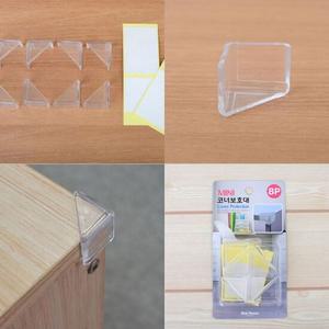 미니 모서리 코너 투명 PVC 보호대 8P X2개 보호
