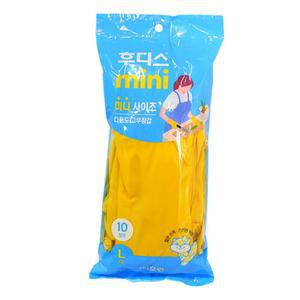 후디스 미니 사이즈 다용도 고무장갑 대 (10P)김장 요리 설거지 식당 작업용 업소용 가정용 배추 도요리