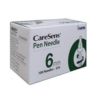 케어센스 주사바늘 멸균주사침 인슐린펜니들(6mm) 300개+알콜솜100매 유효기간 29년 9월