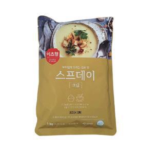 이츠웰 크림스프 데이 1Kg 10개즉석 간편수프 식당용 업소용 대용량 식사 간편조리 간편식