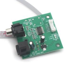 동축 출력 정밀한링 44.1 WM8805 I2S to SPDIF 섬유 보드 IIS  K ~ 192K COAX OPT 디지털 신호