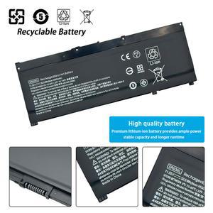 호환 HP OMEN 15-CE 17-CB0052TX 파빌리온 게임용 노트북 배터리, SR03XL, 15-CX0096TX CX0006NT HSTNN-DB8Q L08934-2B1 L08855-855 호환