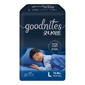 굿나이트 대형 남아 17매 1팩