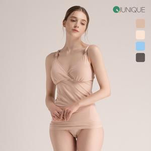 [국내생산] 뉴니끄 텐셀랩 원터치 임산부 수유 나시 팬티 세트