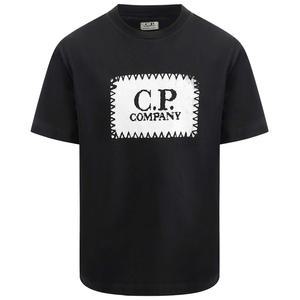 [로데오샵]CP컴퍼니 키즈 로고 라벨 반팔티 16CKTS049B(CUM008) LAA17 999