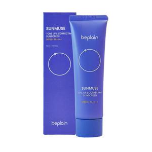 비플레인 선뮤즈 톤업 앤 코렉팅 선크림 50ml(SPF50+)