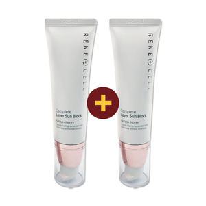 르네셀 컴플리트 레이어 썬블럭 50ml 2개 강력한 쿨링 선케어