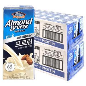 아몬드브리즈 프로틴 190ml x 48팩 고단백 아몬드유
