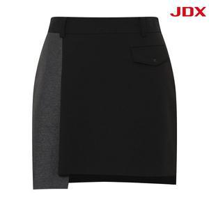 [JDX_골프][JDX] 여성 트윌 이중지 플리츠 큐롯(X1PQU7772BK)
