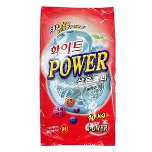 [기타]하이트파워 QMJBSMEN 가루세제 10kg 1개 대용량 분말세제