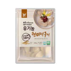 [떡찌니] 국내산 현미로 만든 유기농 떡국떡 500g