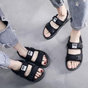바캉스 커플샌들 여름샌들 찍찍이