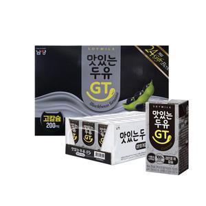남양 맛있는 GT 검은콩깨 칼슘 두유 190ml x 48팩  선물셋트