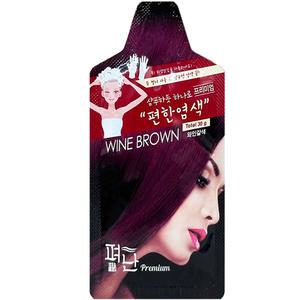 샴푸하듯 하나로 프리미엄 편한염색 와인갈색 30g