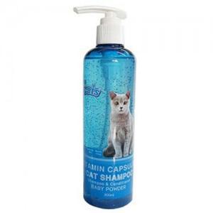 고양이 비타민 샴푸 캣 목욕 베이비파우더향 300ml