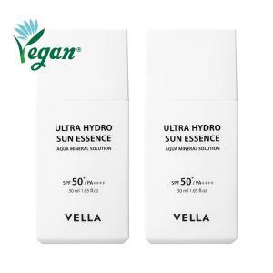 [신세계라이브쇼핑][비건 선크림]벨라 끈적임없는 촉촉한 하이드로 선에센스 30ml 2개