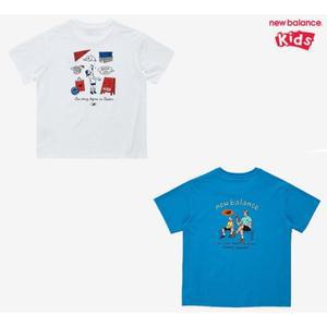 [롯데백화점]뉴발란스 FAMILY HOLIDAY_홀리데이 일러스트 티셔츠 (NK9EF2302U)