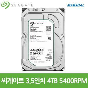 씨게이트 3.5인치 하드디스크 4TB 5400RPM 256MB ST4000VX007