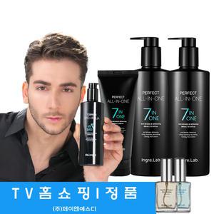 [홈쇼핑 공식몰] 인그리랩 퍼펙트 올인원 남성 스킨 로션 화장품 4종 세트