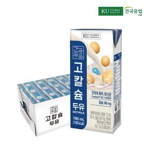 건국두유 고칼슘 두유 190ml 24팩