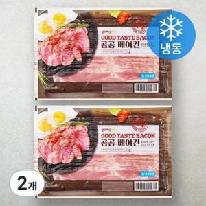 곰곰 삼겹 베이컨(냉동) 1kg, 2개 one option