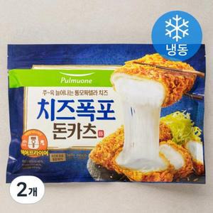 풀무원 치즈폭포 돈카츠 (냉동) 560g, 2개 one option