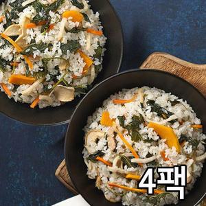 [기타]바로쿡 전주산채나물비빔밥+뽕잎나물비빔밥(총4팩)