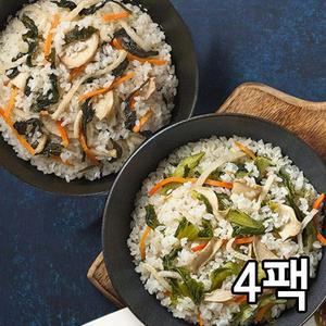 [기타]바로쿡 곤드레나물비빔밥+돌산갓비빔밥(총4팩)