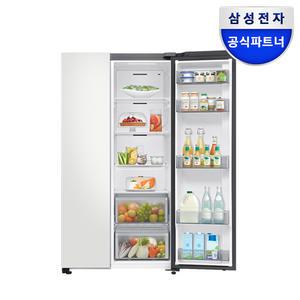 [본사_빠른설치]삼성 비스포크 RS84DB5002CW 양문형 냉장고 852리터