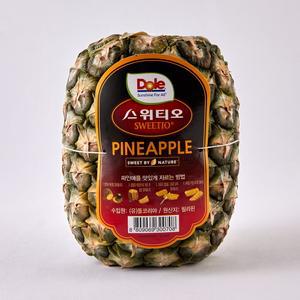 [Dole 본사직영] 스위티오 파인애플 5과 4kg (개당 800g 내외)