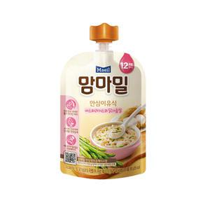 맘마밀 안심이유식 아스파라거스 닭가슴살 100g 10개