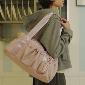 [마스마룰즈][파우치세트] glossy shoulder duffel bag_5color