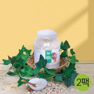 [웰리유] 하루오트 바로먹는 퀵오트밀 2kg 2팩
