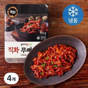 곰곰 직화무뼈닭발 (냉동), 160g, 4개 one option