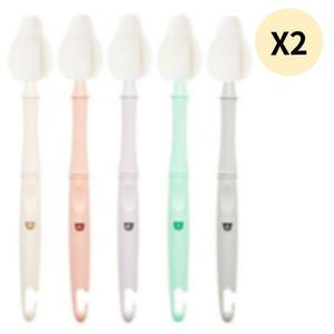 코코리에또 아기 젖병 젖꼭지 롱 세척솔 올컬러 10P
