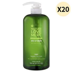 네이쳐러브메레 주방 식기세정제 용기형 750ml X20개