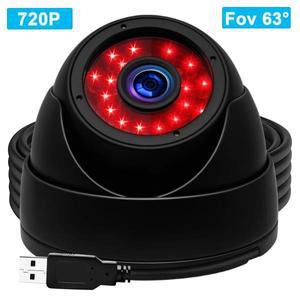 ELP 720P HD USB 돔 카메라 야외 방수 보안 주야간 적외선 비디오 리눅스