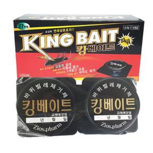 [기타]바퀴벌레박멸 붙이는 바퀴 벌레 제거 퇴치 없애는법 약 킹 베이트 파워 큰 바퀴용 6개