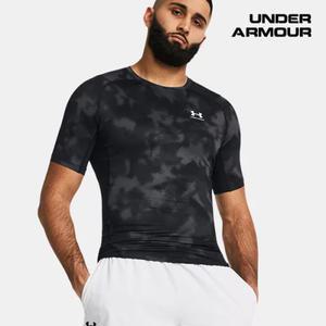 [롯데백화점]언더아머 남성 HeatGear 프린트 쇼트 슬리브 1383321-001