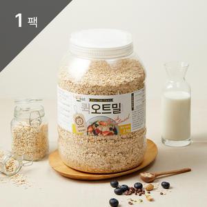 [라이트잇] 바로먹는 퀵 오트밀 2kg (통) 1팩