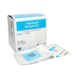 튜브가드 5cmX5cm(소형) 6.7cmx8.7cm(대형)50매 의료용 멸균  드레싱 홀 패드
