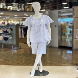 [대구백화점] [비비안]엠보싱 순면 반팔 여성잠옷세트(WP8853R)