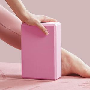 테스블럭 밸런스 홈트 블록2p세트 핑크 요가 스트 테스블 럭 요가블 스트레칭블럭