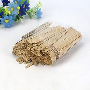 크라프트 빵끈 10cm 약1000개 종이빵끈-W76CA09