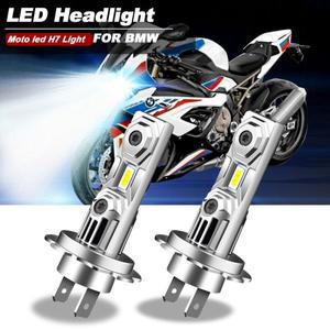 화이트 브라이트 CSP LED 전구 헤드라이트 BMW S1000rr S1000xr 2009-2018 오토바이 헤드라이트 12000LM 60