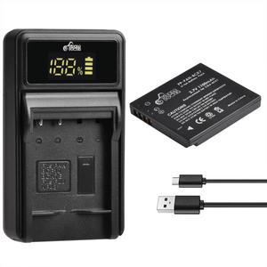 파나소닉 DMC-S1A 배터리 충전기 DMW-BCK7 BCK7 S3 용 NCA-YN101G 1100mAh