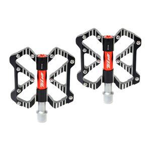 레보 CNC 평페달 V13/Revo MTB 자전거 페달/CNC 가공/100x96x15mm 367g/블랙레드/3베어링/자전거 부품 용품