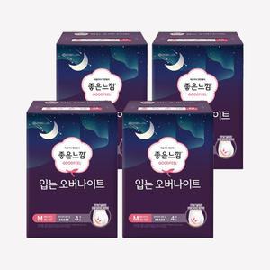 좋은느낌 오리지널 입는오버나이트 중형 4팩