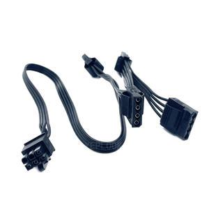 정품 NZXT SFX C850 850W C750 750W C650 650W 미니 PSU 모듈러 케이블 GPU PCIe 8 핀 CPU 4  4 핀 ATX 24